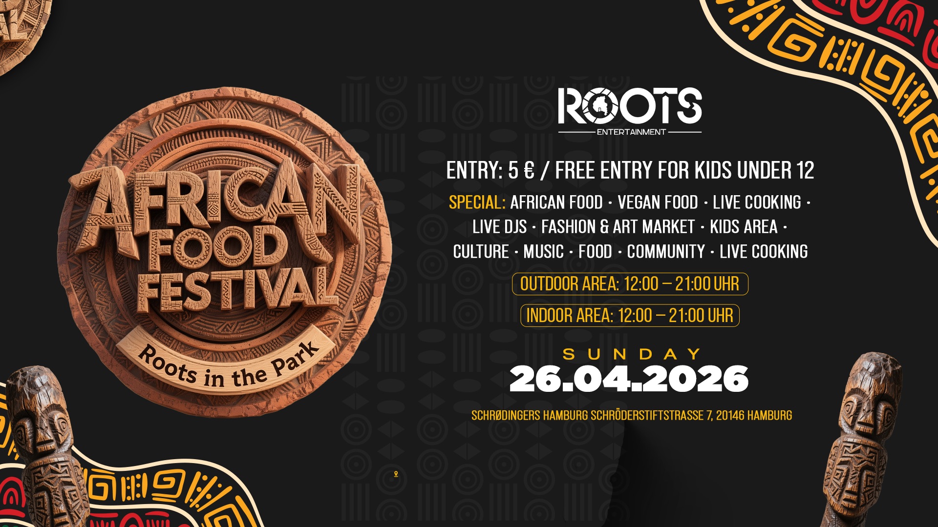 African food festival - ROOTS in the park